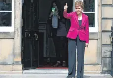  ?? FOTO: SCOTT HEPPELL/DPA ?? Nicola Sturgeon, Regierungs­chefin von Schottland