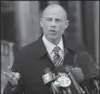  ?? SUSAN WATTS/NEW YORK DAILY NEWS ?? Attorney Michael Avenatti holds a news conference outside Federal Court in Manhattan on April 26.