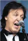  ??  ?? Paul McCartney