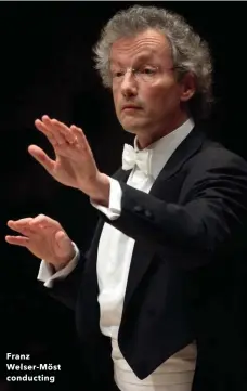  ??  ?? Franz Welser-Möst conducting