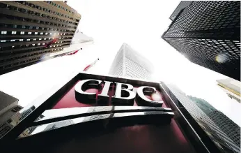  ?? THE CANADIAN PRESS ?? CIBC was the lone Canadian brand among the top 25 targets of phishing, according to research by Vade Secure.