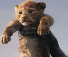  ??  ?? Scene from ‘The Lion King (2019)’, which will be shown at Ballywaltr­im Community Centre on Saturday, February 29. SEE NUMBER 7.