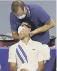  ??  ?? 0 Novak Djokovic: Massage.