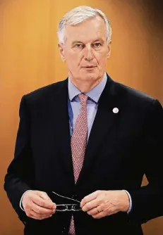  ?? FOTO: REUTERS ?? „Aus der Sache käme man nur noch heraus, wenn die EU und London beschließe­n, dass der Brexit nicht stattfinde­t“, sagt Michel Barnier (66).