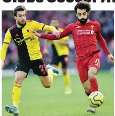  ?? LAPRESSE ?? Da destra Mohamed Salah (27 anni) e Kiko Femenia (28 anni)