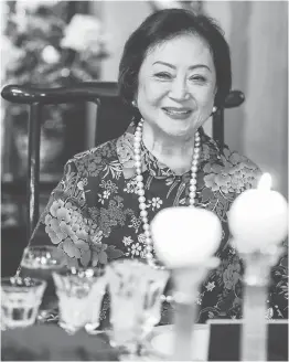  ?? ?? IN LOVING MEMORY Zenaida Tantoco was an avid supporter of the arts, working closely with the CCP and PPO