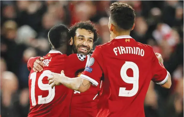  ?? File / Agence France-presse ?? ↑ Mohamed Salah’s ice-cool strike in Liverpool’s last season’s Champions League final against Tottenham has kept his critics at bay.