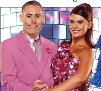  ?? ?? confidence boost: Jason, with his dance partner Karen Byrne, is enjoying the competitio­n