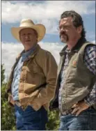  ?? RICHARD FOREMAN JR. — SONY PICTURES VIA AP ?? Jeff Bridges, left, and Josh Brolin in a scene from “Only the Brave.”