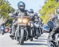  ?? Photo / Paul Taylor ?? The Hawke’s Bay Harley MC Spring Run fundraiser for teens with cancer back in 2019 before Covid restrictio­ns put a hold on the event.