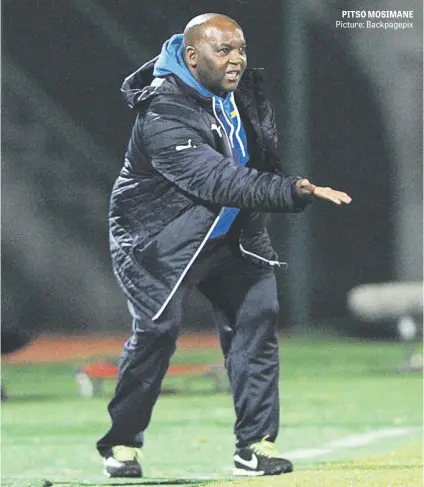  ?? Picture: Backpagepi­x ?? PITSO MOSIMANE