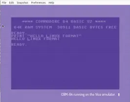  ?? ?? CBM-64 running on the Vice emulator.