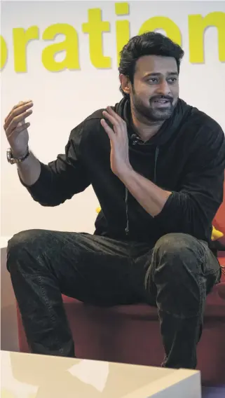  ?? twofour54 ?? Prabhas is full of praise for his experience in Abu Dhabi