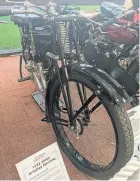  ?? ?? The 350cc Grindley Sporting in the National Motorcycle Museum collection.