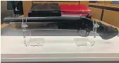  ??  ?? Amokura DanielsSan­ft, 2. was killed by this Norinco 12-gauge single-barrel shotgun.