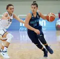  ??  ?? Famila Schio La play italoargen­tina Florencia Chagas, 16 anni, che sarà negli Usa per Basket without borders