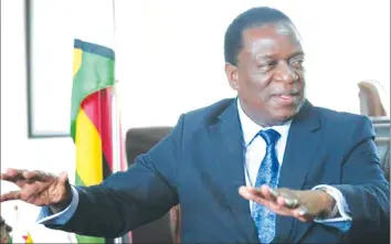  ??  ?? PRESIDENT MNANGAGWA . . .“It took about one-and-a-half weeks and I was found guilty and sentenced to death . . .”