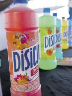  ??  ?? Discilin - the new disinfecta­nt offered by Medical Disposable­s.