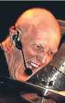  ??  ?? AC/DC drummer Chris Slade will perform with his band at the Kirriemuir festival over the weekend of May 4-6.