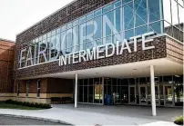  ?? JIM NOELKER / STAFF ?? The Fairborn Intermedia­te School will begin its second year of operation. The building houses students in grades 3 through 5.