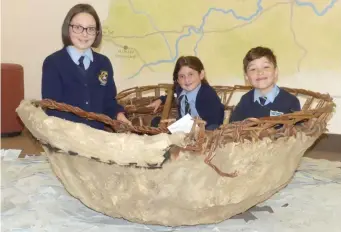  ??  ?? Children from local schools at the Newgrange launch. See story.