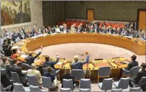  ??  ?? The U.N. Security Council imposes sanctions on Pyongyang.