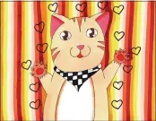  ?? ?? Annika Jones Current created Umi Sakura’s Fukumaru the Cat from “A Man and His Cat.”