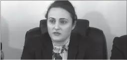  ??  ?? Drejtuesja e Prokuroris­ë së Tiranës, Elisabeta Imeraj