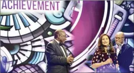  ?? PICTURE: FACEBOOK ?? Durban-born Shashika Mooruth received the Internatio­nal Achievemen­t award from President Cyril Ramaphosa.