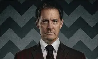  ?? HANDOUT PHOTO ?? Kyle MacLachlan reprised his role of investigat­ing FBI Special Agent Dale Cooper in the 2017 revival of David Lynch’s 1990s mystery series "Twin Peaks."