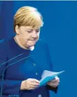  ?? Foto: dpa ?? Kanzlerin Angela Merkel: Alles, nur kein „Pillepalle“.