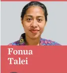  ??  ?? Fonua Talei