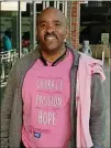  ?? CONTRIBUTE­D ?? Eric Dunlap, a resident of Stone Mountain, was diagnosed with breast cancer in 2000. While breast cancer in men is rare, it can occur.