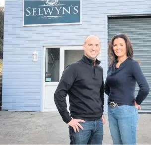  ??  ?? Ashley and Kate Jones of Selwyn’s Seafoods, Penclawdd.