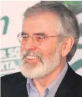  ??  ?? MP Jim Shannon was unhappy at the choice of song for Gerry Adams