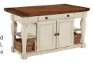  ??  ?? Marsilona kitchen island (1 390 x 762 x 914mm) R8 990, Ashley Furniture Homestore