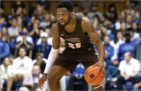  ?? AP FILE PHOTO — BEN MCKEOWN ?? Brown’s Tamenang Choh handles the ball during an NCAA college basketball game against Duke in Durham, N.C., Saturday, Dec. 28, 2019.