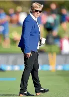  ??  ?? Commentato­r and New Zealand Cricket president Debbie Hockley has been targeted by trolls.