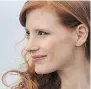  ??  ?? Jessica Chastain