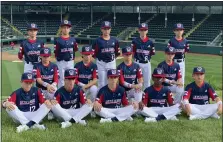  ?? COURTESY UPPER PROVIDENCE LITTLE LEAGUE ?? The Upper Providence Little League team poses in their Mid-Atlantic uniforms outside Howard J. Lamade Stadium in Williamspo­rt, Pa this summer.