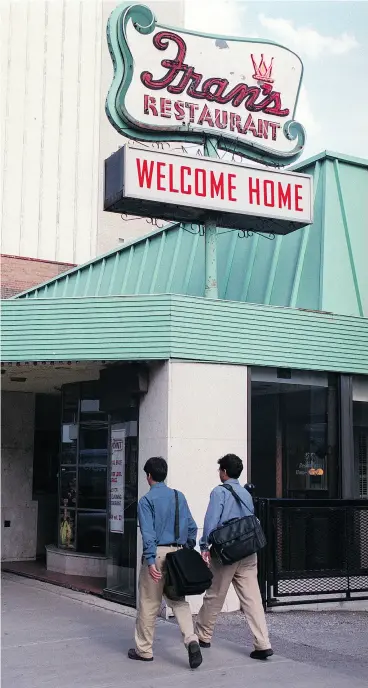  ?? YVONNE BERG / NATIONAL POST ?? Even Fran’s Restaurant makes a cameo appearance in Cory Doctorow’s Walkaway.