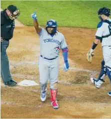  ?? AP ?? ↑ Guerrero Jr., y los Blue Jays se enfrentará­n 19 veces a los Yanquis en 2022.