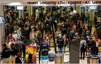  ?? PHOTOS BY PHIL SKINNER ?? Hartsfield-Jackson Internatio­nal Airport, the world’s busiest airport, handles more than 100 million passengers. It is owned and operated by the city of Atlanta.