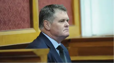  ?? PICTURE: AYANDA NDAMANE/AFRICAN NEWS AGENCY (ANA) ?? ON TRIAL: Jason Rohde stands accused of murdering his wife Susan.