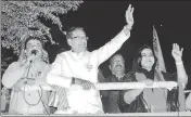  ?? PTI ?? Madhya Pradesh chief minister Shivraj Singh Chouhan at a road show in Bhopal on Thursday.