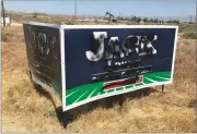  ?? CONTRIBUTE­D PHOTO ?? Several Jack Lavers campaign signs in Tulare County have been vandalized or stolen in the past week, Lavers said.