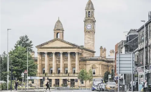  ??  ?? Paisley is hoping for a multi-million pound boost if it can be named UK City of Culture – it would be the first Scottish winner