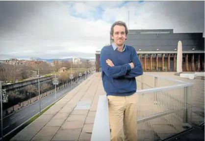  ?? Foto: Patxi Cascante ?? Javier Lacunza, retratado en Baluarte en una imagen de 2020.