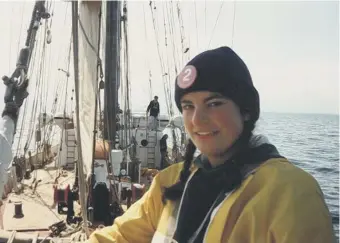  ??  ?? Naomi Austin, who is celebratin­g her 25-year love of The Tall Ships Races with a new book.