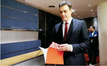  ?? Foto: dpa/Juanjo Martin ?? Der Sozialist Pedro Sánchez hat in Spanien nun das Heft des Handelns in der Hand.